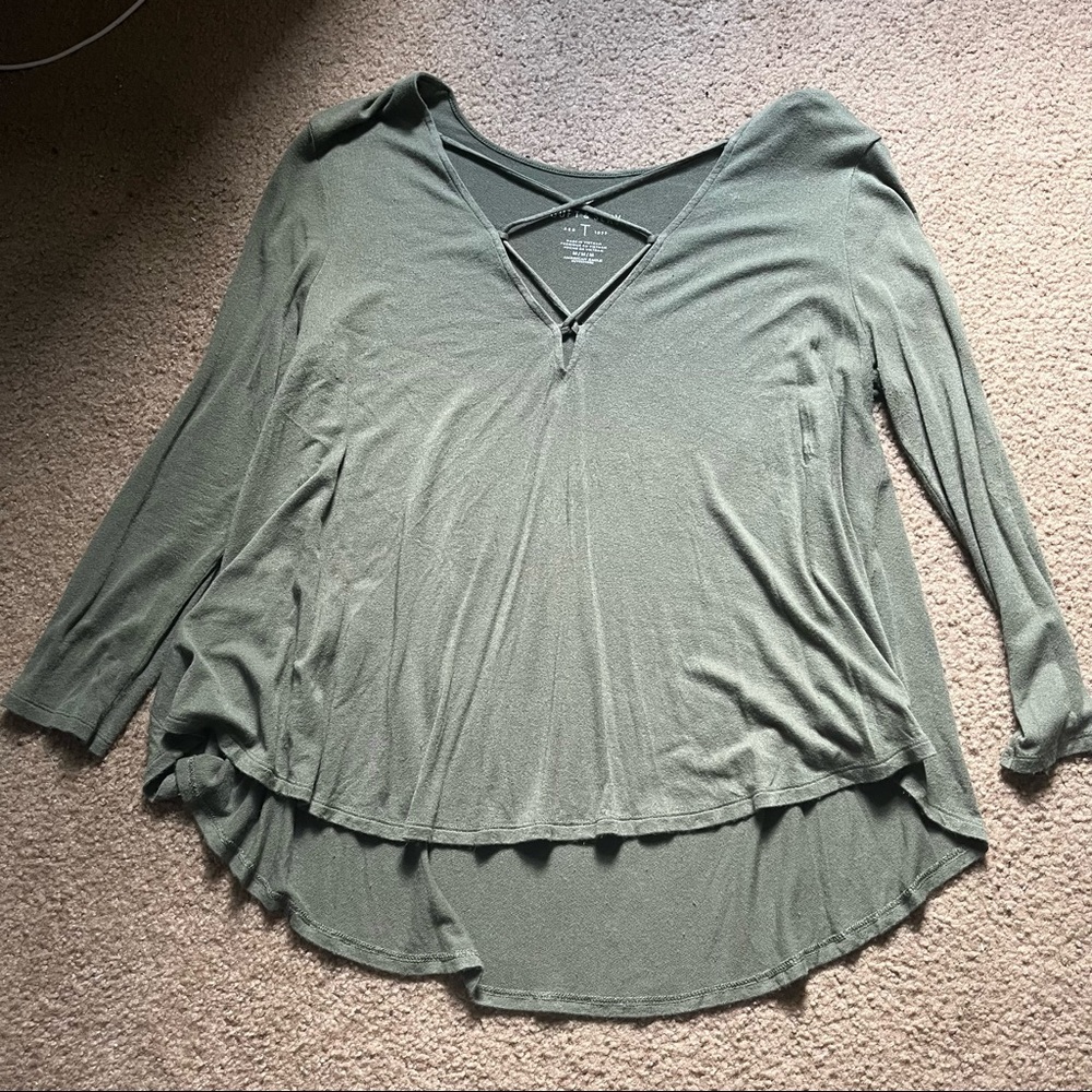 American Eagle Green Top